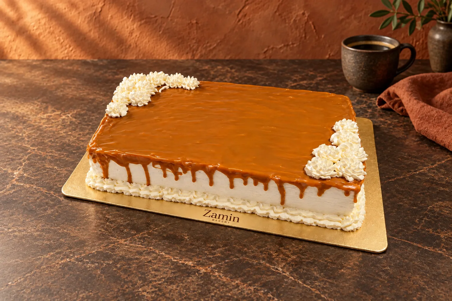 Caramel birthday cake